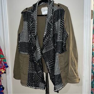 HEI HEI Stylish Women's Patchwork Jacket Utility Fancy Dressy